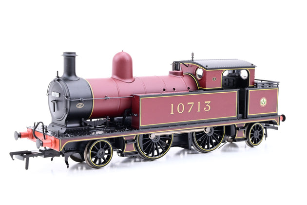 Bachmann OO Gauge 31-168 LMS Crimson ex-L&YR 2-4-2 Class 5 Tank No.10713 - Boxed