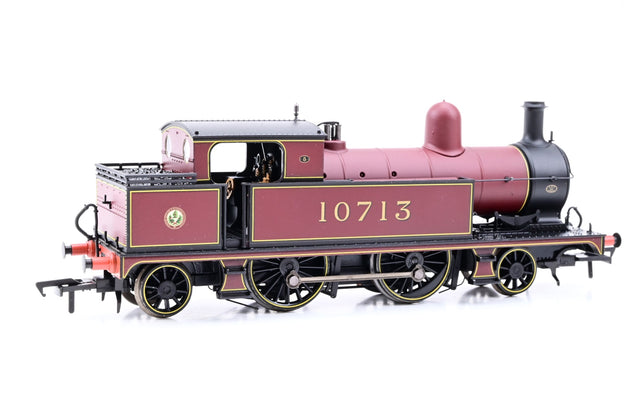 Bachmann OO Gauge 31-168 LMS Crimson ex-L&YR 2-4-2 Class 5 Tank No.10713 - Boxed
