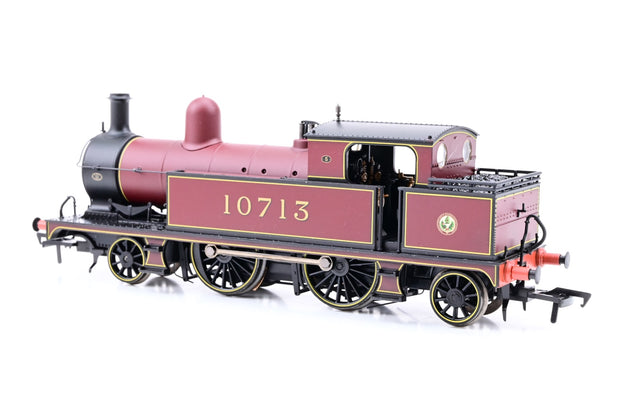 Bachmann OO Gauge 31-168 LMS Crimson ex-L&YR 2-4-2 Class 5 Tank No.10713 - Boxed