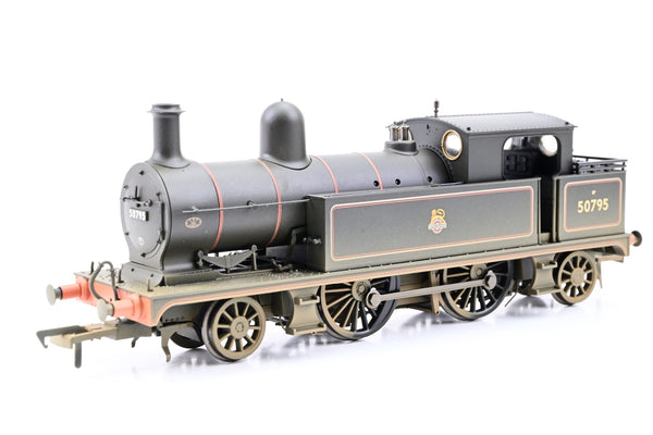 Bachmann OO Gauge 31-167DC BR Black Early Emblem ex-L&YR 2-4-2 Class 5 Tank No.50795 - DCC Fitted, Factory Weathered, Boxed