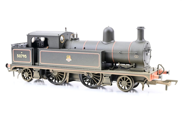Bachmann OO Gauge 31-167DC BR Black Early Emblem ex-L&YR 2-4-2 Class 5 Tank No.50795 - DCC Fitted, Factory Weathered, Boxed