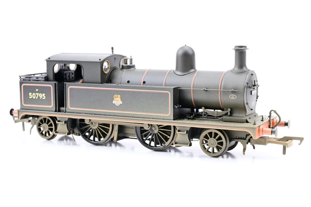 Bachmann OO Gauge 31-167DC BR Black Early Emblem ex-L&YR 2-4-2 Class 5 Tank No.50795 - DCC Fitted, Factory Weathered, Boxed