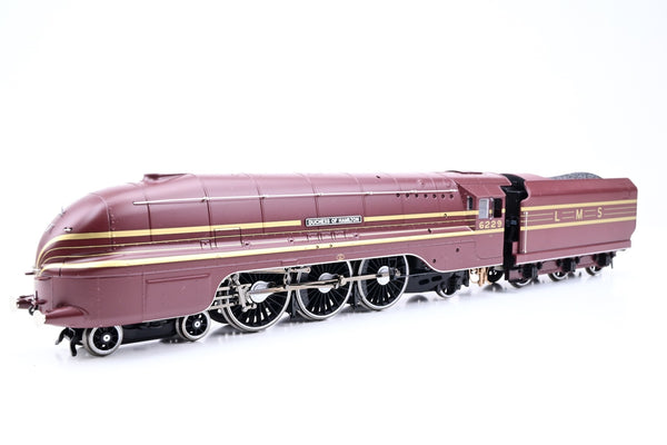 Hornby OO Gauge R3677 LMS Streamlined Crimson Lake Princess Coronation Class 7P No.6299 'Duchess of Hamilton' - Boxed