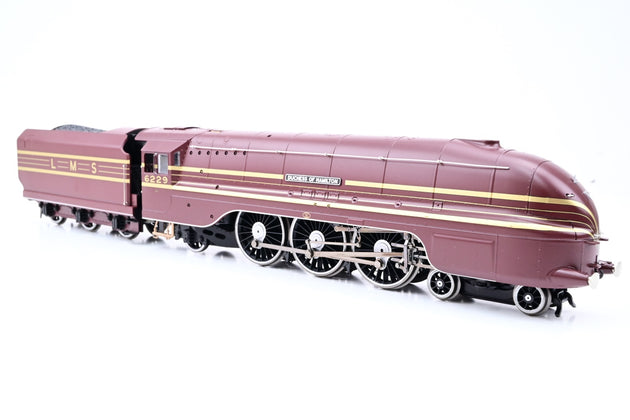 Hornby OO Gauge R3677 LMS Streamlined Crimson Lake Princess Coronation Class 7P No.6299 'Duchess of Hamilton' - Boxed