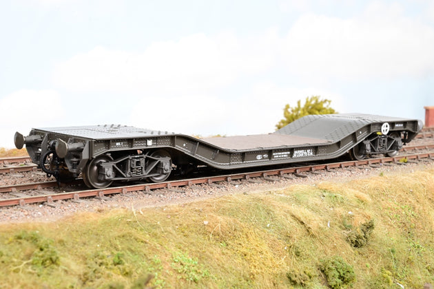 Hattons O Gauge H7-WW-701 WD Green 50T Warwell Wagon w/ Diamond Frame Bogies No.1 - Boxed
