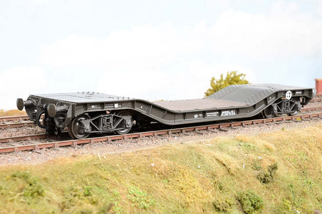 Hattons O Gauge H7-WW-701 WD Green 50T Warwell Wagon w/ Diamond Frame Bogies No.1 - Boxed