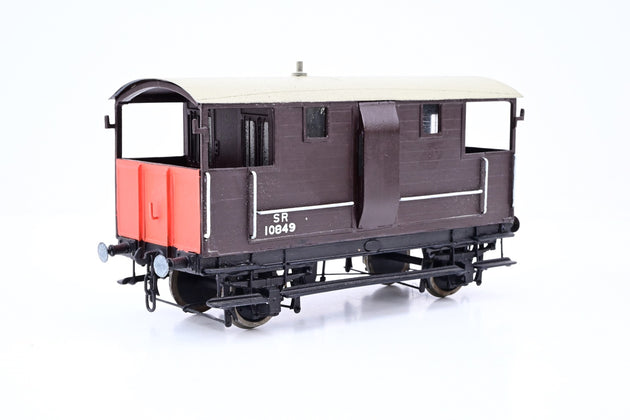 Kit Built O Gauge SR Brown Brake Van No.10849 - Unboxed