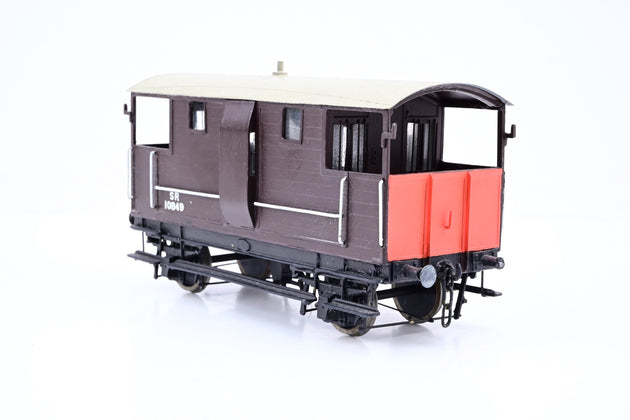 Kit Built O Gauge SR Brown Brake Van No.10849 - Unboxed