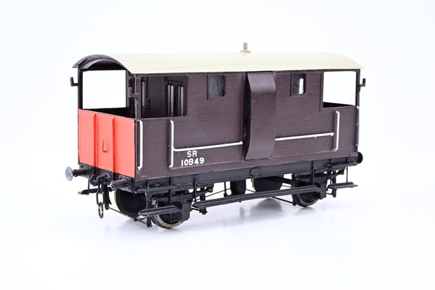 Kit Built O Gauge SR Brown Brake Van No.10849 - Unboxed