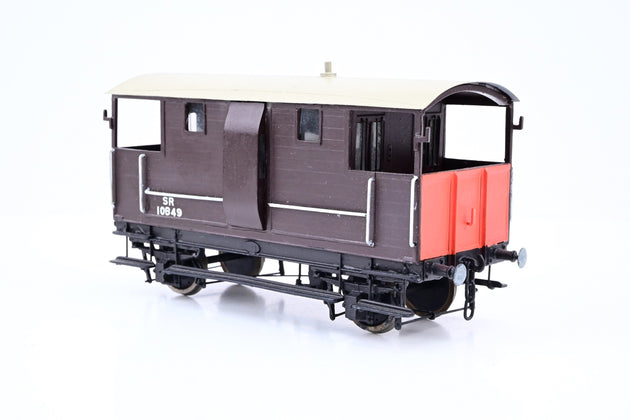 Kit Built O Gauge SR Brown Brake Van No.10849 - Unboxed