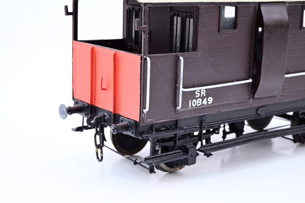 Kit Built O Gauge SR Brown Brake Van No.10849 - Unboxed