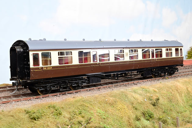 Sancheng O Gauge BR Chocolate & Cream Collett All Third Corridor Coach No.W1089 - Boxed