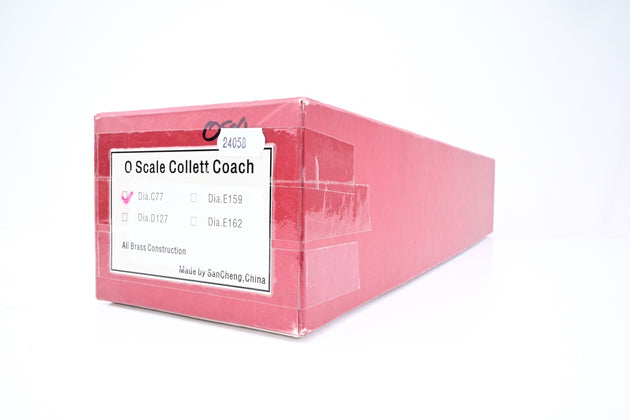 Sancheng O Gauge BR Chocolate & Cream Collett All Third Corridor Coach No.W1089 - Boxed