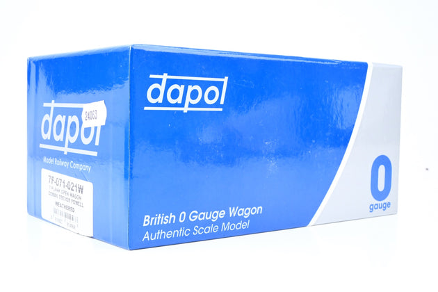 Dapol O Gauge 7F-071-021W 'Osman Trevor Powell' 7-Plank Open Wagon No.57 - Factory Weathered, Boxed