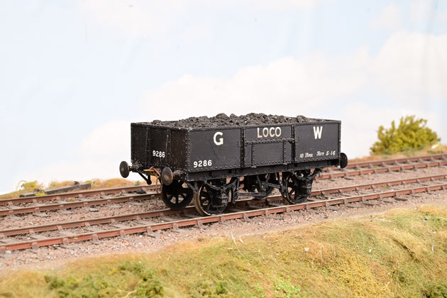 Kit Built O Gauge GWR Black 'Loco' 10T Coal Wagon No.9286 - Unboxed