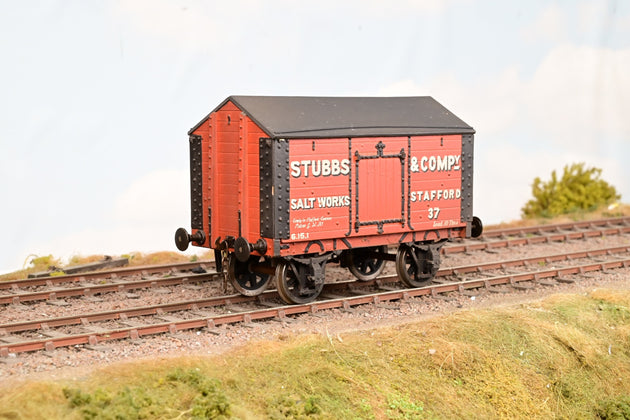 Kit Built O Gauge 'Stubbs & Company Salt Works' 10T Salt Wagon No.37 - Unboxed
