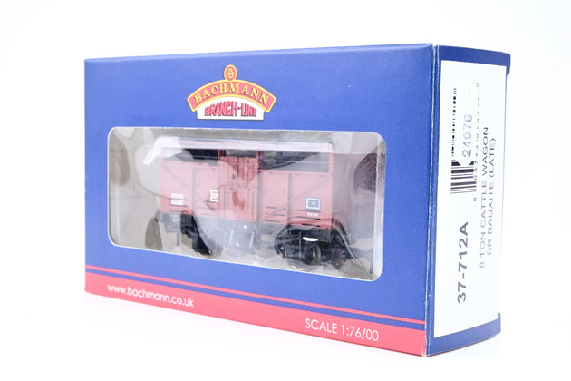 Bachmann OO Gauge 37-712A BR Bauxite 8T Cattle Wagon No.B893268 - Boxed