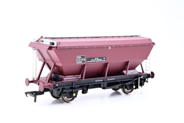 Bachmann OO Gauge 33-576A EWS Maroon 46T CEA glw Covered Hopper Wagon No.361024 - Boxed