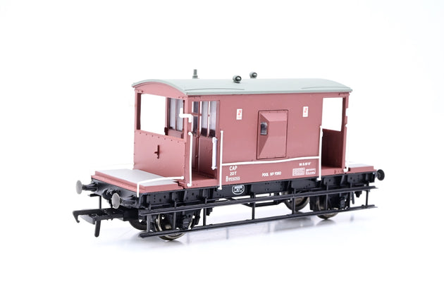 Bachmann OO Gauge 37-536 BR Brown 20T Brake Van w/ Flush Sides No.B955055 - Boxed
