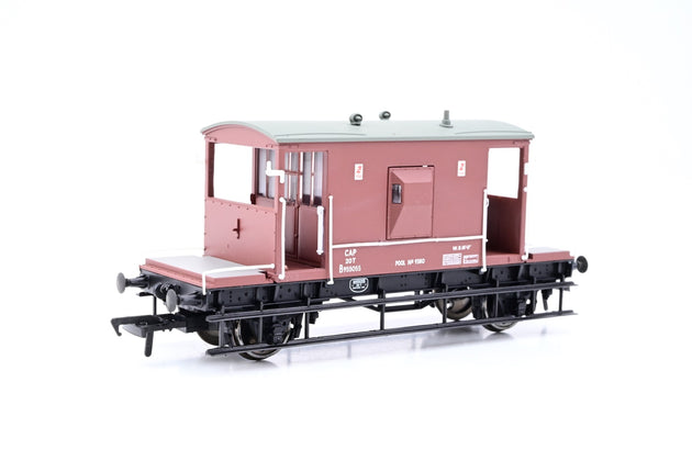 Bachmann OO Gauge 37-536 BR Brown 20T Brake Van w/ Flush Sides No.B955055 - Boxed