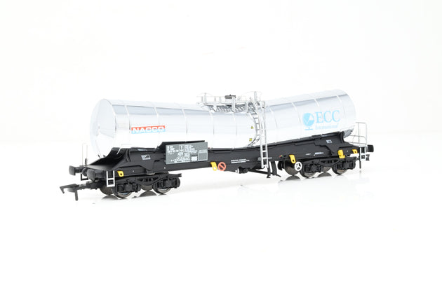 Dapol OO Gauge B850C 'Nacco / ECC International' ICA Silver Bullet Tanker Wagon No.33877898107-7 - Boxed