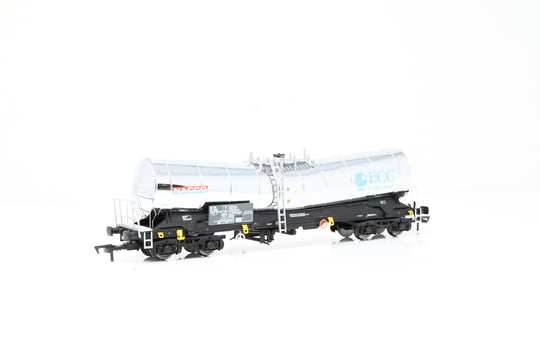 Dapol OO Gauge B850C 'Nacco / ECC International' ICA Silver Bullet Tanker Wagon No.33877898107-7 - Boxed