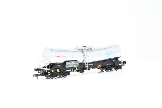Dapol OO Gauge B850A 'Nacco / ECC International' ICA Silver Bullet Tanker Wagon No.33877898102-4 - Boxed