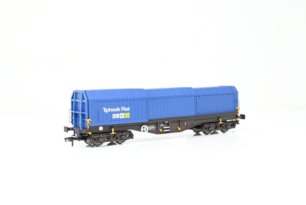 Dapol OO Gauge B747G 'Tiphook Rail' Telescopic Steel Hood Wagon No.33700899042-0 - Boxed