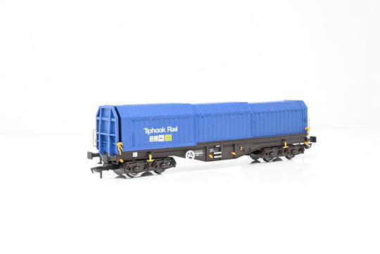 Dapol OO Gauge B747F 'Tiphook Rail' Telescopic Steel Hood Wagon No.33700899077-0 - Boxed