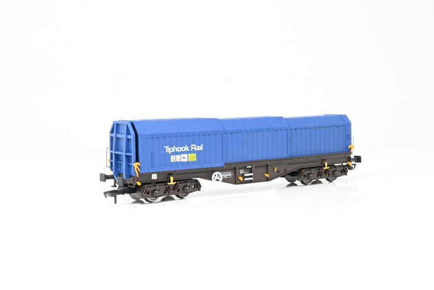 Dapol OO Gauge B747F 'Tiphook Rail' Telescopic Steel Hood Wagon No.33700899077-0 - Boxed