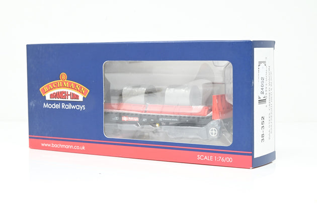 Bachmann OO Gauge 38-352 BR Railfreight BAA Steel Carrier Wagon w/ Steel Coil Load No.900047 - Boxed