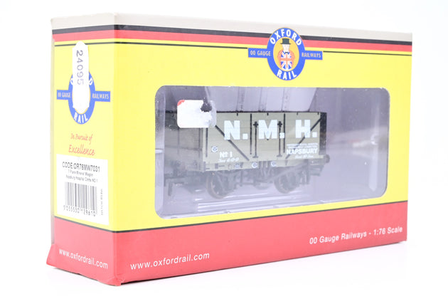 Oxford Rail OO Gauge OR76MW7031 'NMH (Napsbury Mental Hospital)' 7-Plank Open Wagon No.1 - Boxed