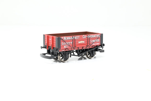 Hornby OO Gauge R6579 'The Newmarket Co-operative Society Limited' 4-Plank Open Wagon No.1 - Boxed