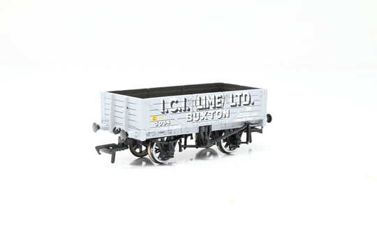 Bachmann OO Gauge 37-028 'ICI Lime Ltd.' 5-Plank Open Wagon w/ Steel Floor No.3034 - Boxed