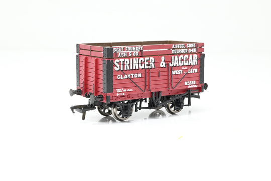 Bachmann OO Gauge 37-178 'Stringer & Jaggar' 7-Plank Open Wagon w/ Coke Rails No.226 - Boxed