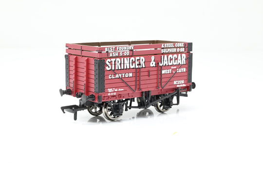 Bachmann OO Gauge 37-178 'Stringer & Jaggar' 7-Plank Open Wagon w/ Coke Rails No.226 - Boxed