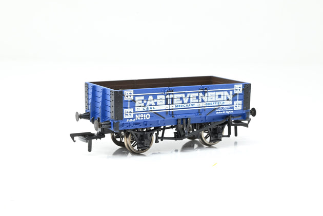 Bachmann OO Gauge 37-051 'E.A. Stevenson' 5-Plank Open Wagon w/ Wooden Floor No.910 - Boxed