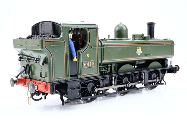 Lionheart Trains O Gauge BR Green Early Emblem 0-6-0PT 64xx Pannier Tank No.6415 - Boxed