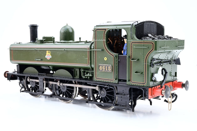 Lionheart Trains O Gauge BR Green Early Emblem 0-6-0PT 64xx Pannier Tank No.6415 - Boxed