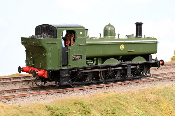 Lionheart Trains O Gauge GWR Green 0-6-0PT Class 74xx Pannier Tank No.7400 - Boxed