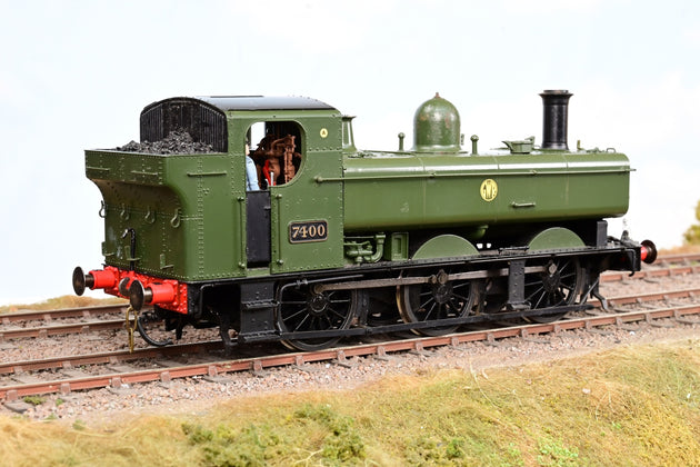 Lionheart Trains O Gauge GWR Green 0-6-0PT Class 74xx Pannier Tank No.7400 - Boxed