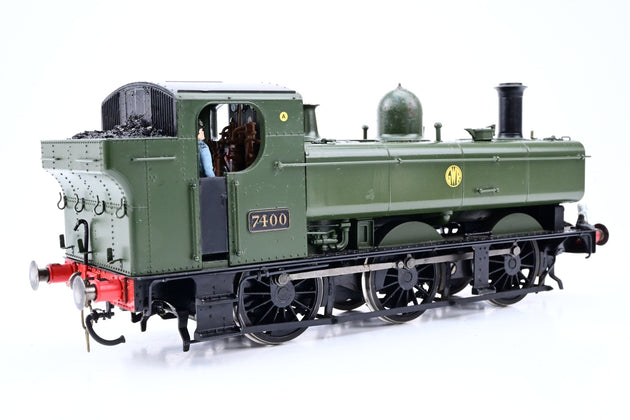 Lionheart Trains O Gauge GWR Green 0-6-0PT Class 74xx Pannier Tank No.7400 - Boxed