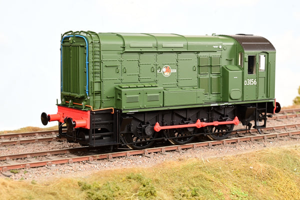 Dapol O Gauge 7D-008-018 BR Green Late Crest w/o Warning Panels Class 08 Diesel Shunter No.D3156 - Boxed