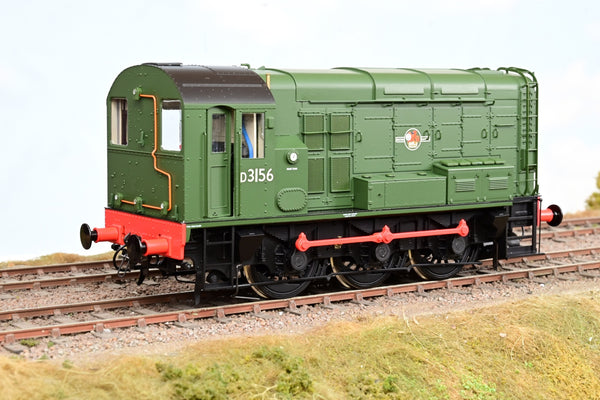 Dapol O Gauge 7D-008-018 BR Green Late Crest w/o Warning Panels Class 08 Diesel Shunter No.D3156 - Boxed