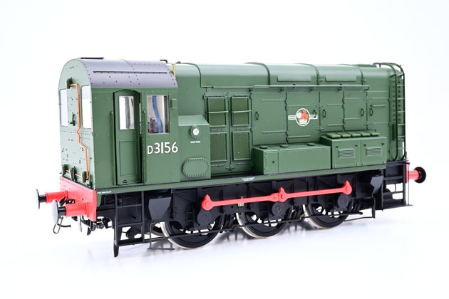 Dapol O Gauge 7D-008-018 BR Green Late Crest w/o Warning Panels Class 08 Diesel Shunter No.D3156 - Boxed
