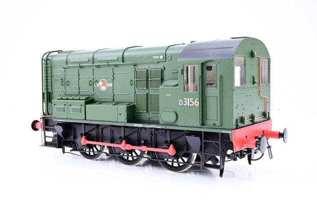 Dapol O Gauge 7D-008-018 BR Green Late Crest w/o Warning Panels Class 08 Diesel Shunter No.D3156 - Boxed