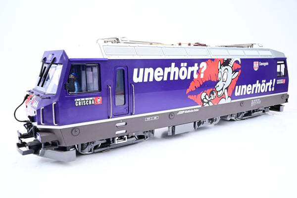 LGB G Gauge 23420 'Radio Grisha' RhB Ge 4/4 III Electric Locomotive No.644 - Boxed