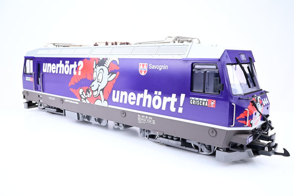 LGB G Gauge 23420 'Radio Grisha' RhB Ge 4/4 III Electric Locomotive No.644 - Boxed
