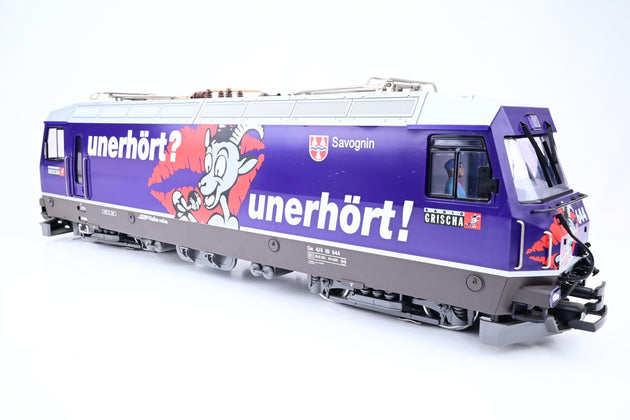 LGB G Gauge 23420 'Radio Grisha' RhB Ge 4/4 III Electric Locomotive No.644 - Boxed