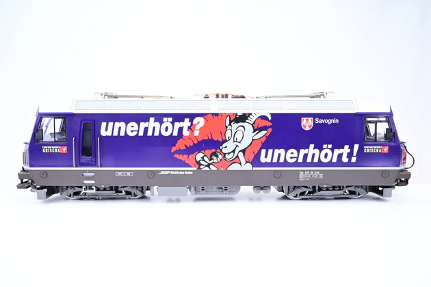 LGB G Gauge 23420 'Radio Grisha' RhB Ge 4/4 III Electric Locomotive No.644 - Boxed
